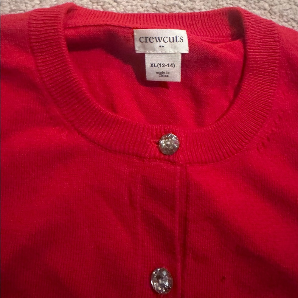 Red Cardigan - Picture 2 of 3